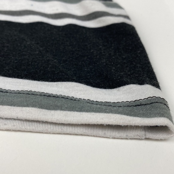 Striped Black and White Maxi Dress - Picture 13 of 16